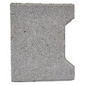 H-verbandsteen 8cm begin steen grijs