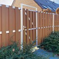 Aluminium kozijn voor composiet tuindeur, blank (7x7x300 cm)