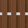Composiet schutting Design Bruin 90x180 cm