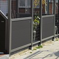 Composiet schutting Forte Antraciet 180x93 cm