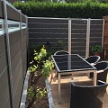 Aluminium paal Modular 68x68x2000mm geassembleerd (tbv scherm 2000 hoog) in folie bc