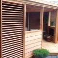 Keruing FSC tuinscherm "Royal" recht shutter 27L 15mm verstelbaar 68x900x1800mm [naturel]