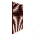 Keruing FSC tuinscherm "Royal" recht shutter 27L 15mm verstelbaar 68x900x1800mm [naturel]