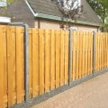 Beton tussenpaal diamantkop 85x85x2800mm (t.b.v. tuinscherm recht) [antraciet]