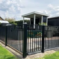 Aluminium tuinpoort "Industrieel" 30x1000x850mm incl. beslag [zwart gepoedercoat]