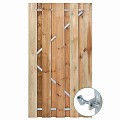 Tuindeur geïmpregneerd 9 planks Solide 180x90 cm