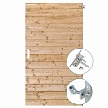 Tuindeur geïmpregneerd (rechtsdraaiend) Petten 200x100 cm met rvs inbouwslotset