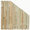 Tuinscherm geïmp. 21 planks Enschede 180-90x180 cm VERLOOP