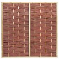 Wilgenteenscherm + houten lijst 180x180 cm
