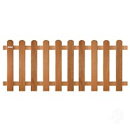 Kempas FSC tuinhek recht 10L 16mm 35x1800x800mm ribbel / RVS bc