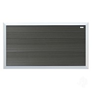 Composiet schutting Forte Antraciet - alu 180x93 cm