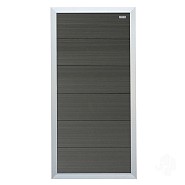 Composiet schutting Forte Antraciet - alu 90x180 cm