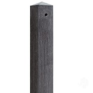 Beton tussenpaal diamantkop 85x85x2800mm (t.b.v. tuinscherm recht) [antraciet]