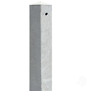 Beton tussenpaal diamantkop 85x85x2800mm (t.b.v. tuinscherm recht) [grijs] >