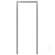Aluminium kozijn voor composiet tuindeur, blank (7x7x300 cm)