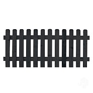 Vuren FSC tuinhek recht 12L 16mm 32x1800x800mm glad [zwart] bc