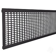 Aluminium antraciet lamel deco 