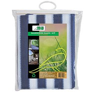 Balkondoek 0,9 x 5 mtr blauw/wit *