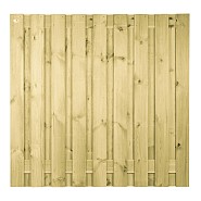 Grenen plankenscherm t.b.v.betonpalen 180x180 - 19 planken