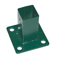 Bodemplaat vierkant groen 10x10 cm