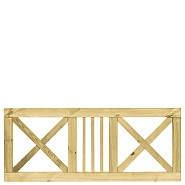 Grenen boerenland hek 75x180 cm