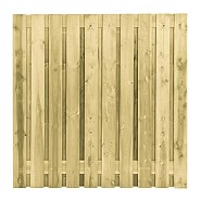 Grenen plankenscherm t.b.v. betonpalen 180x180 - 21 planken