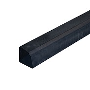 Betonpaal eindpaal 10x10x280 cm Antraciet gecoat