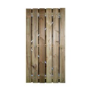 Deur met verstelbaar stalen frame geimpregneerd 100x195 cm