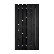 Arizona Deur met verstelbaar zwart stalen frame 100x195 cm