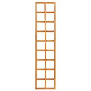 Trellis recht hardhout 180x40 cm glad geschaafd