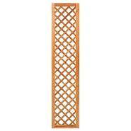 Trellis, diagonaal hardhout met lijst 180x40 cm glad geschaafd