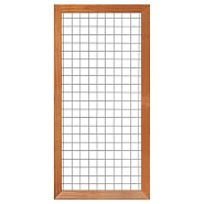 Gaaselement met kader 44x68/robuust hardhout 180x90 cm