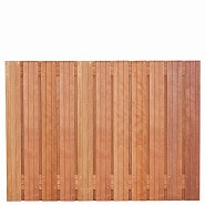 Tuinscherm hardhout 23 planks Hoorn 180x130 cm