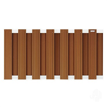 Composiet schutting Design Bruin 93x180 cm