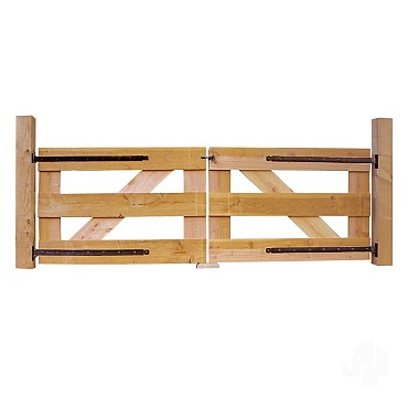 Douglas FSC tuinpoort (dubbel) 45x3000x1000mm incl. beslag bc