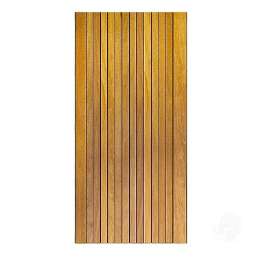 Elephant tuindeur Stripes Black hardhout FSC 45x1000x1800mm vlak geschaafd / RVS geschroefd