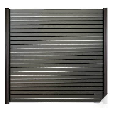 Elephant schutting Dark Line aluminium Rhombus 24L 1800x1800mm horizontaal antraciet