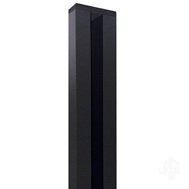 Elephant geassembleerde wand/start profiel 200 cm t.b.v. Modulair schutting antraciet