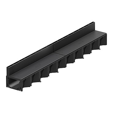 ACO Hexa Slotline zwart, 100 cm