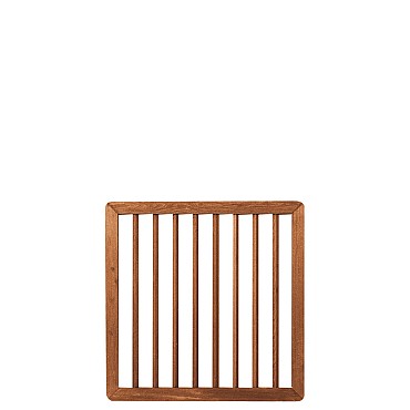 Bangkirai tuinpoort Kader 100x100 cm