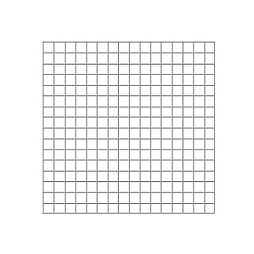 Draadscherm 180x180 cm, maas 5x5