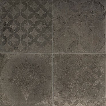 GSB Ceramic Plus Versailles Decor Dark Grey 60x60x4