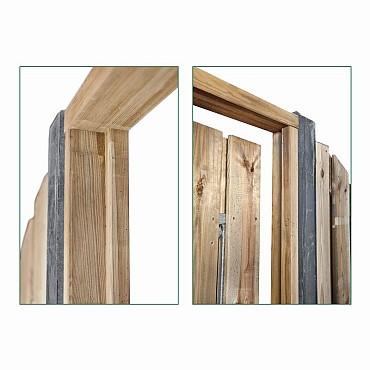 Tuindeurkozijn + aanslagligger Geïmpregneerd grenen