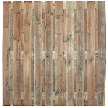 Tuinscherm geïmp. 22 planks (19+3) Privé 195x180 cm