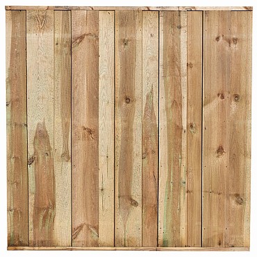 Tuinscherm geïmpregneerd 11 planks Losser 180x180 cm fijnbezaagd