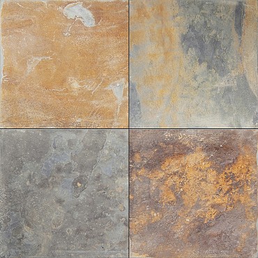 Multicolour Slate Basic 60x60x2-3 cm