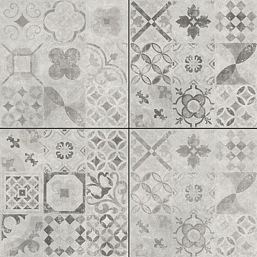 Cerasun Pisa Decor Grigio 60x60x4 cm