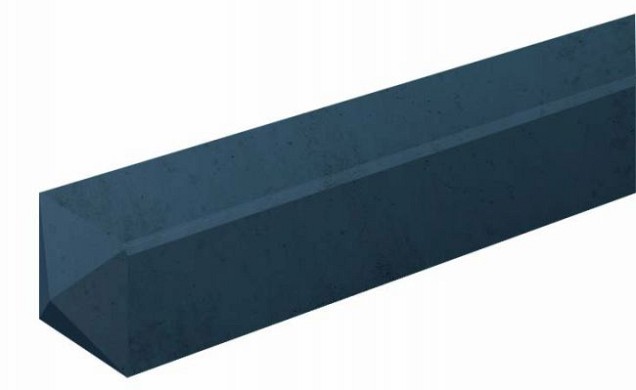 Betonpaal tbv rotsmotief antraciet 10x10x280