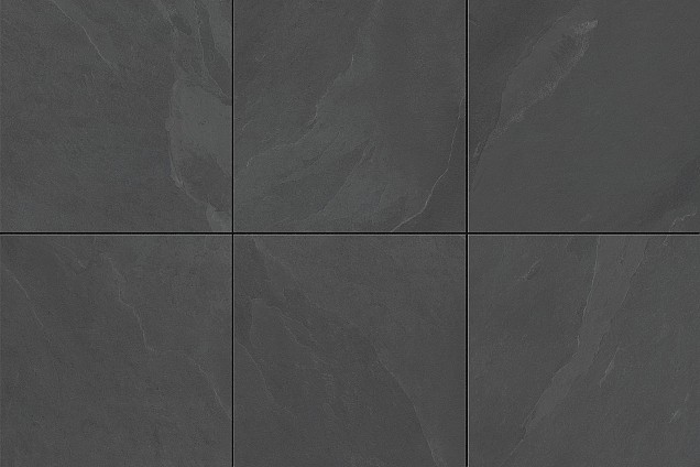Keramische tegel Pavia Antracite Tre 60x60x3 cm
