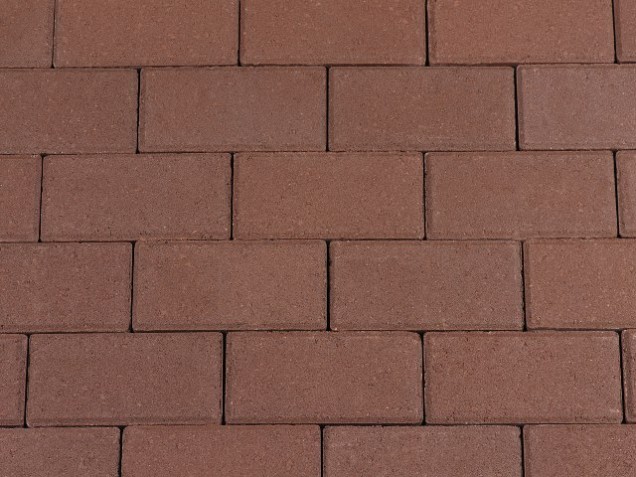 Betonstraatsteen 8cm paars machinaal pakket S-top